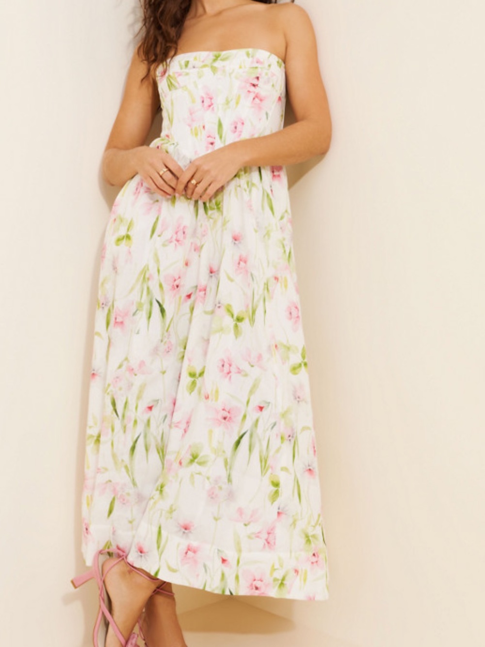 Bardot Lola Corset Midi Dress Size XS